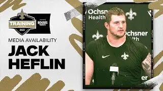 Jack Heflin talks Jontre Kirklin, XFL | Saints Training Camp 2023