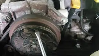 Subaru Outback, сцепление кондиционера не включается, очень простое решение.