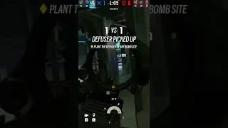 Clutching Up! Easy Rainbow Six Siege 1v3 Win! #gaming #rainbowsixsiege #clutch