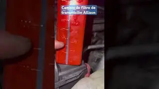 Cambio de filtro a transmisi&oacute;n Allison 2003 #transmission #filter