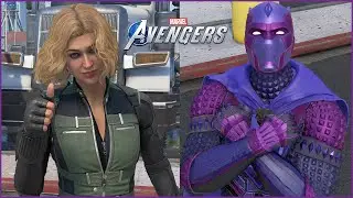 Marvel's Avengers Black Widows Avengers Infinity War and Hawkeye Team Skins Preview