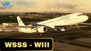MSFS 2020 LIVE | Fenix A321-200 CFM | Singapore (SIN) - Jakarta (CGK) | TransNusa Airlines OPS