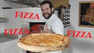 Pizza tipo Napolitana en casa, con harina integral.