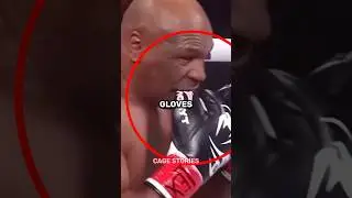 Почему Майк Тайсон кусает перчатки во время боя!