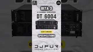 Beta three DT 6004 amplifier ll DJPUR #beta3 #betathree #djpur