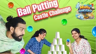 Ball Putting Castle Challenge 🏰🎯 | Balance & Accuracy Game | Mallu Gameverse