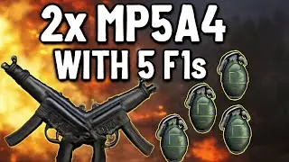 Double MP5A4 Haul with JUST 5 F1 Grenades &ndash; Rust Stealth Mastery!
