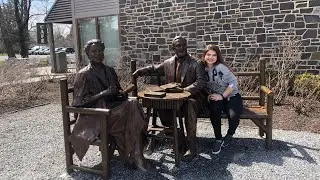 VLOG conhecendo a casa do presidente dos ESTADOS UNIDOS , FRAKLIN D . ROOSEVELT