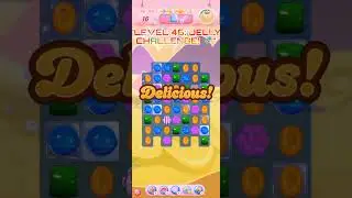 Candy Crush Saga Level 46 Strategy | How to Beat Level 46 (No Boosters) 🍬🧠