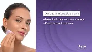 Facial Brush | 4 in 1 by GESKE | Pro-Level Cleansing | Silicone Bristles