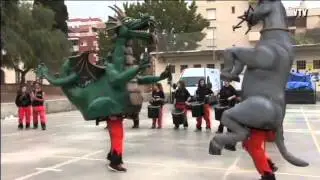 Vilafoc 2015 Ball de l'Ase i el Drac i exposició (25/04/2015)