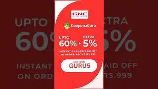 GNC EXCLUSIVE PROMO CODE | COUPONZGURU | #GNCCOUPON #GNCOFFERS #couponzguru