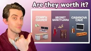 Critical In-Depth Review of the Comfy Gamer, Secret Sanctuary, & Casanova Cave Kits for The Sims 4
