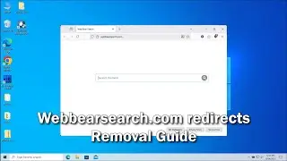 Webbearsearch.com Browser Redirect Virus Removal Guide