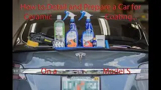 How to Detail and Prep for Ceramic Coating on a Tesla Model S