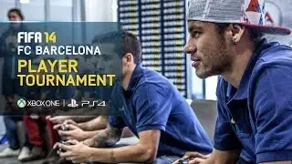 FIFA 14 - FC Barcelona Player Tournament - Neymar, F&agrave;bregas, Piqu&eacute;