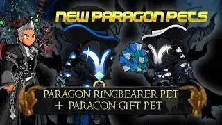 AQW New Paragon Pets! Paragon RingBearer Pet + Paragon Gift Pet! | New Quest Pet!