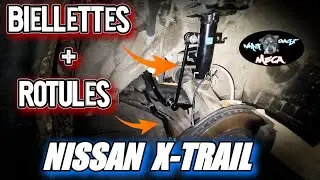 Remplacement Rotules direction biellettes barre stabilisatrice nissan XTRAIL