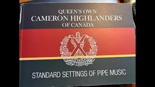 Queens Own Cameron Highlanders Of Canada Pipe Settings - Johnnie Cope