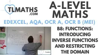 A-Level Maths: B8-11 Functions: Introducing Inverse Functions and Restricting the Domain