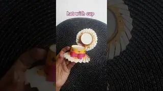 How to make hat with paper cup | paper cup craft | paper folding craft | origami art