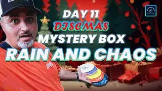 12 Days of Discmas Day 11 | It's a MYSTERY?!?! | Rainy round with new discs | What was I thinking??