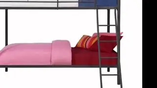 DHP Twin Over Twin, Metal Bunk Bed