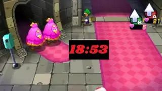 Mario & Luigi: Dream Team - Any% Pi'illo Castle Segment in 18:53