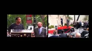 Stabilized copy of Ken Ehrlich's Hollywood Walk of Fame Star ceremony.