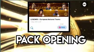 X6 European Legends Pack Opening ||PES MOBILE 2020