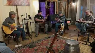 How to get fired from a unplugged jam session with Jim Snyder 'When a Child Is Born' cover.