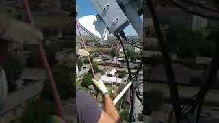 монтаж РРЛ антенны