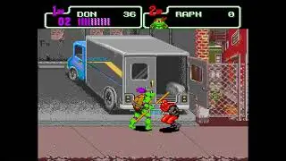 Mega Drive/ Sega Genesis - TMNT The Hyperstone Heist