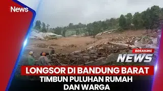 🔴BREAKING NEWS PULUHAN RUMAH TERTIMPA LONGSOR DI BANDUNG BARAT | 24/01