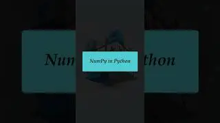 Playing around with Numpy arrays in Python 😎🆒