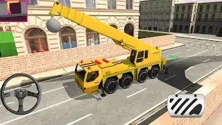 City Road Construction Simulator / construction vehicles: Excavator Road Clean / Android Gameplay