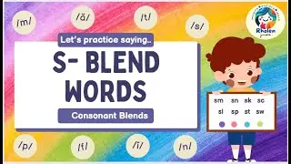 Phonics fun for Preschoolers | S-Blend Words Song! #singalong #preschoolsongs #phonics #blends