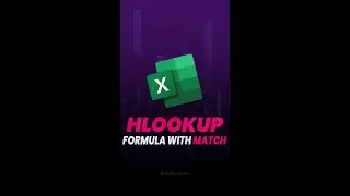 Hlookup with Match Function in Excel 😮