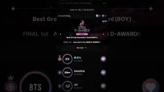 BTS vs. ENHYPEN vs. ZB1! ⚔️ 2026 D-AWARDS VOTING GUIDE IS IN MY COMMUNITY POST! GO VOTE FOR BTS🏆