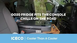 ICECO | GO20 Compact Fridge Fits Perfectly in the Center Console