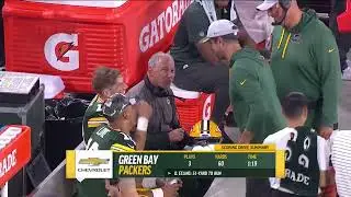 Aaron Rodgers Showing Etling Some Love After The Touchdown