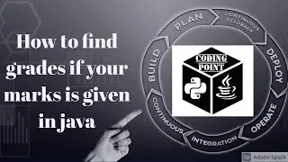 java lecture 7 | | Use of if else in java | | How to find grade if the marks are given.