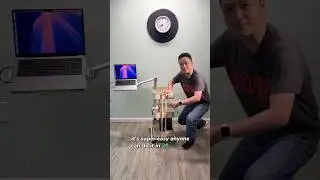 How to build a rolling laptop mount for recliner workstation
