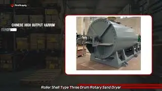 Industrial Triple Pass Rotary Drum Dryer: Manufacturer & Supplier in China