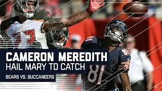 Cutler's Ridiculous Halftime Hail Mary TD to Meredith! | Bears vs. Buccaneers | NFL