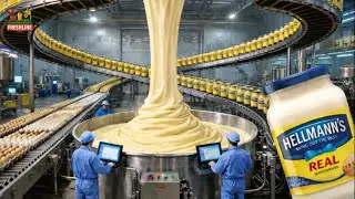 How Millions of Omega 3 Egg Mayonnaise Bottles Are Made Inside a Modern Factory