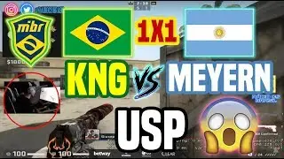 Argentino Meyern x1 USP mibr 1 vs 1 KNG CS:GO