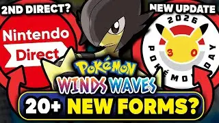 POKEMON NEWS! 20+ NEW Pokemon Forms In Gen 10 Rumor! 2ND Nintendo Direct Hints & Pokemon Day News!