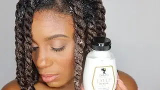 Twist Out using Camille Rose Naturals NEW latte Leave-in (limited edition)