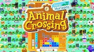 Tetris 99 Battle Royale ⚔️ Animal Crossing Design + All Themes & Win